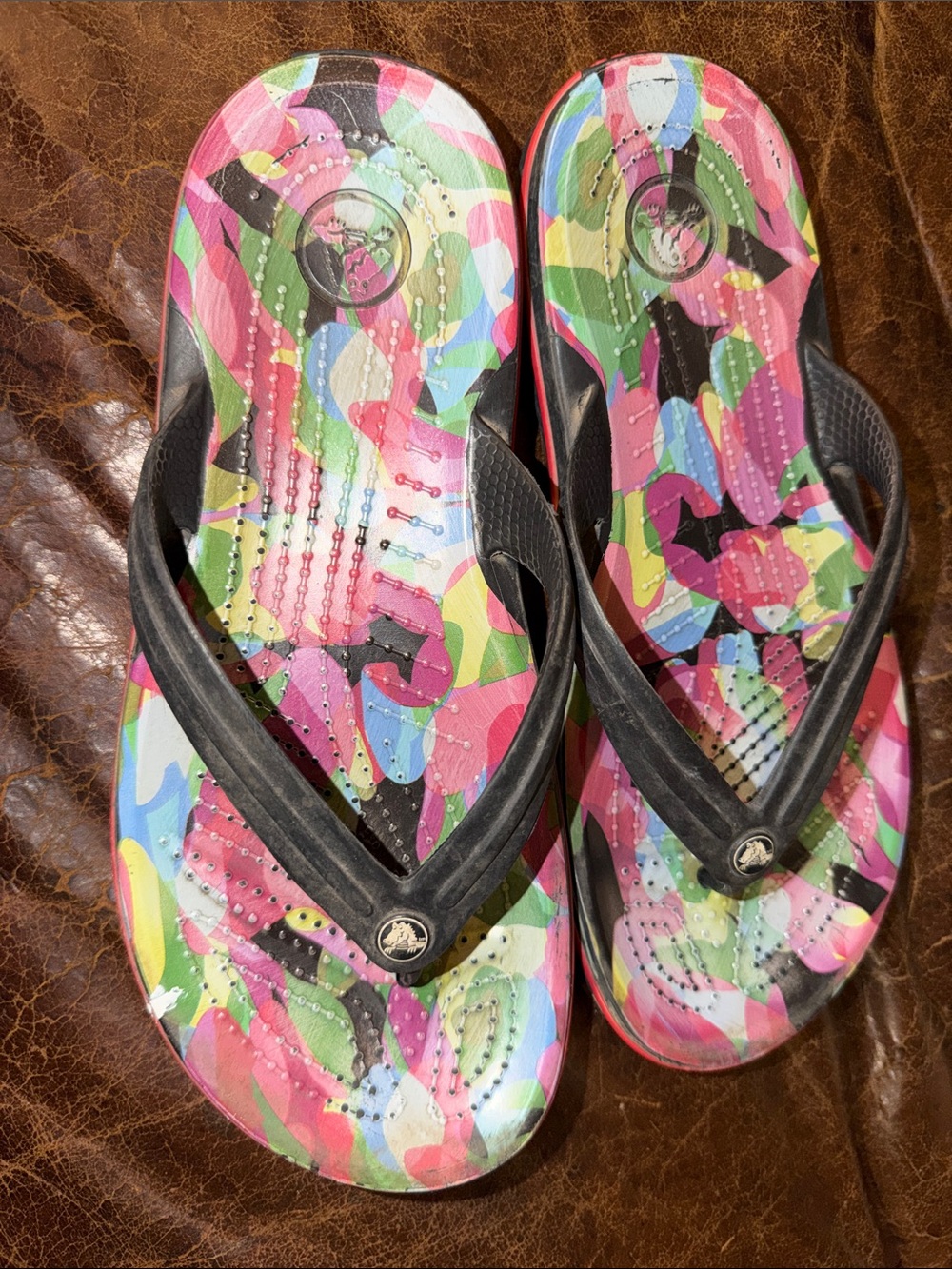 Crocs Crocband Camo Flip Flops W8 M6